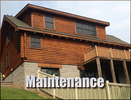  Appalachia, Virginia Log Home Maintenance