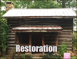 Historic Log Cabin Restoration  Appalachia, Virginia
